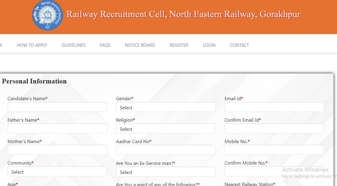 North Eastern Railway NER Apprentice Recruitment 2023 || उत्तर पूर्वी रेलवे में निकली दसवीं पास के लिए बम्पर भर्ती ऐसे करे आवेदन