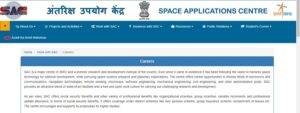 ISRO SAC Technician Recruitment 2023