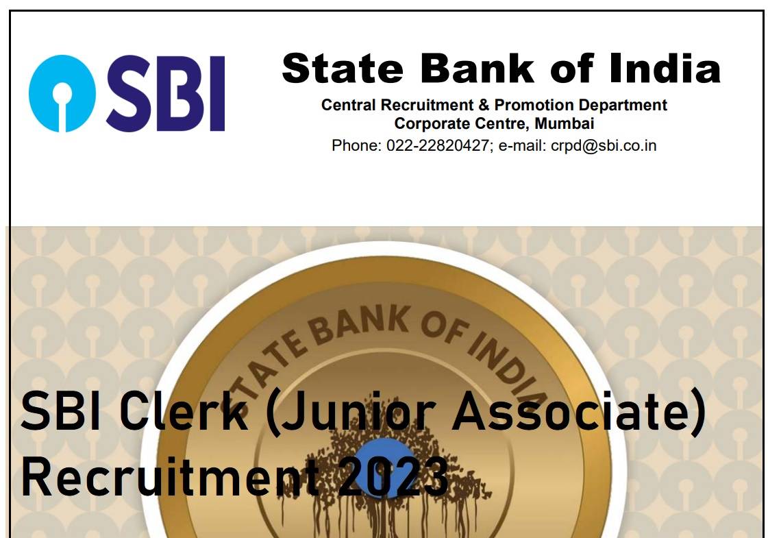 SBI Clerk (Junior Associate) Recruitment 2023