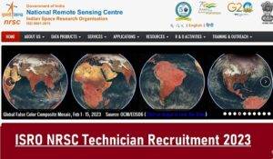 ISRO NRSC Technician Recruitment 2023 